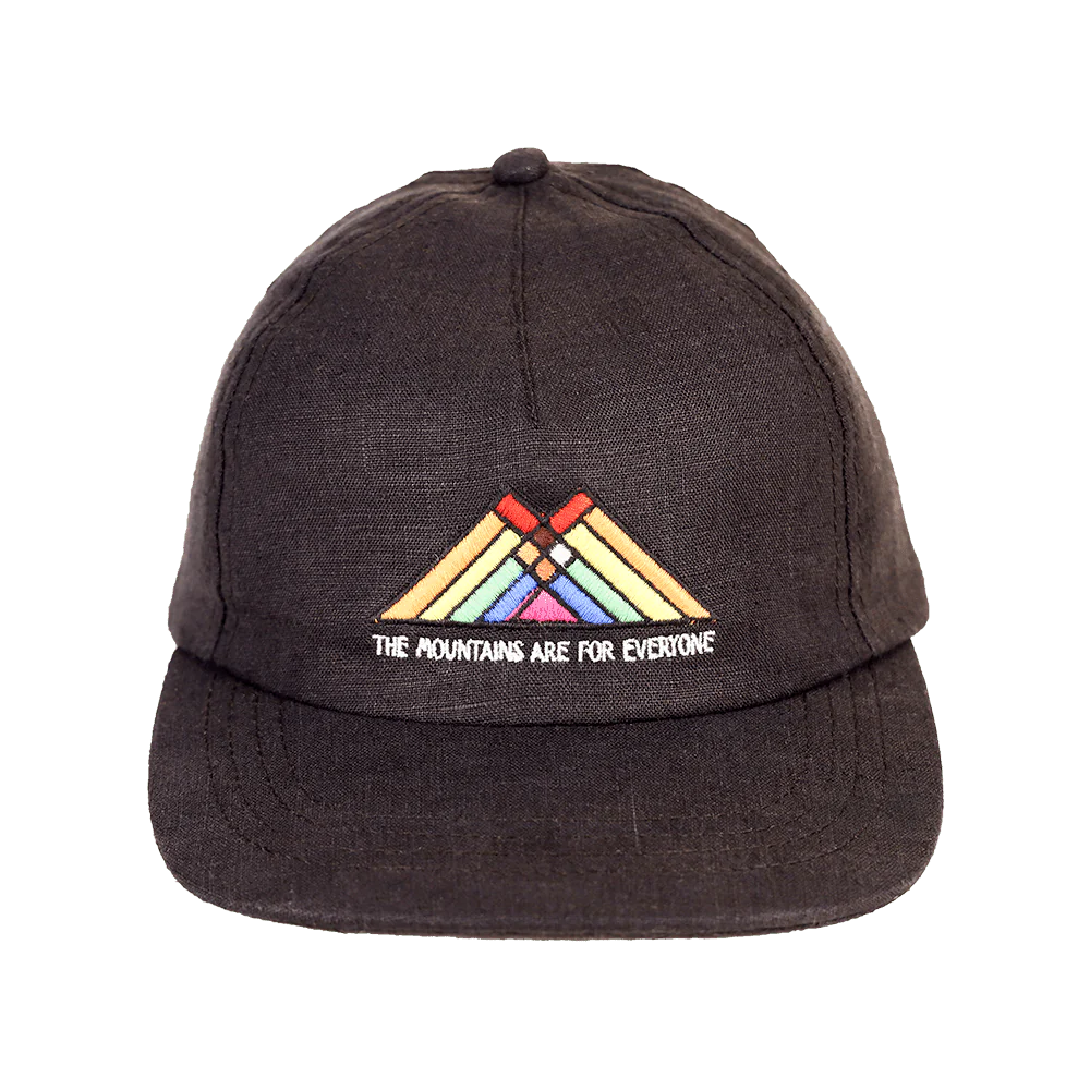 Rustek x Rainier Watch The Mountains Are for Everyone 100% Hemp Strapback Natural Hat