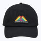 The Mountains Are For Everyone Patch Dad Cap - Black