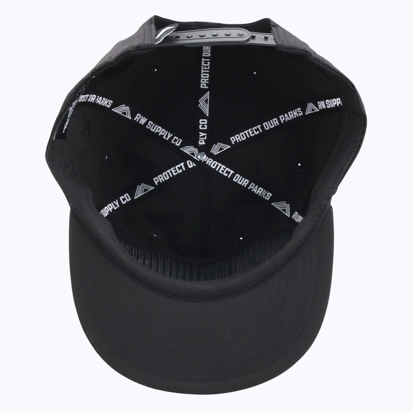 The Mountains Are For Everyone Patch Recycled Nylon Cap - Black