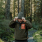 Turbo Recycled Fleece Pullover Jacket - Forest Green