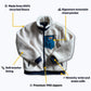 Turbo SuperFleece Jacket - Lined Recycled Fleece - Cream