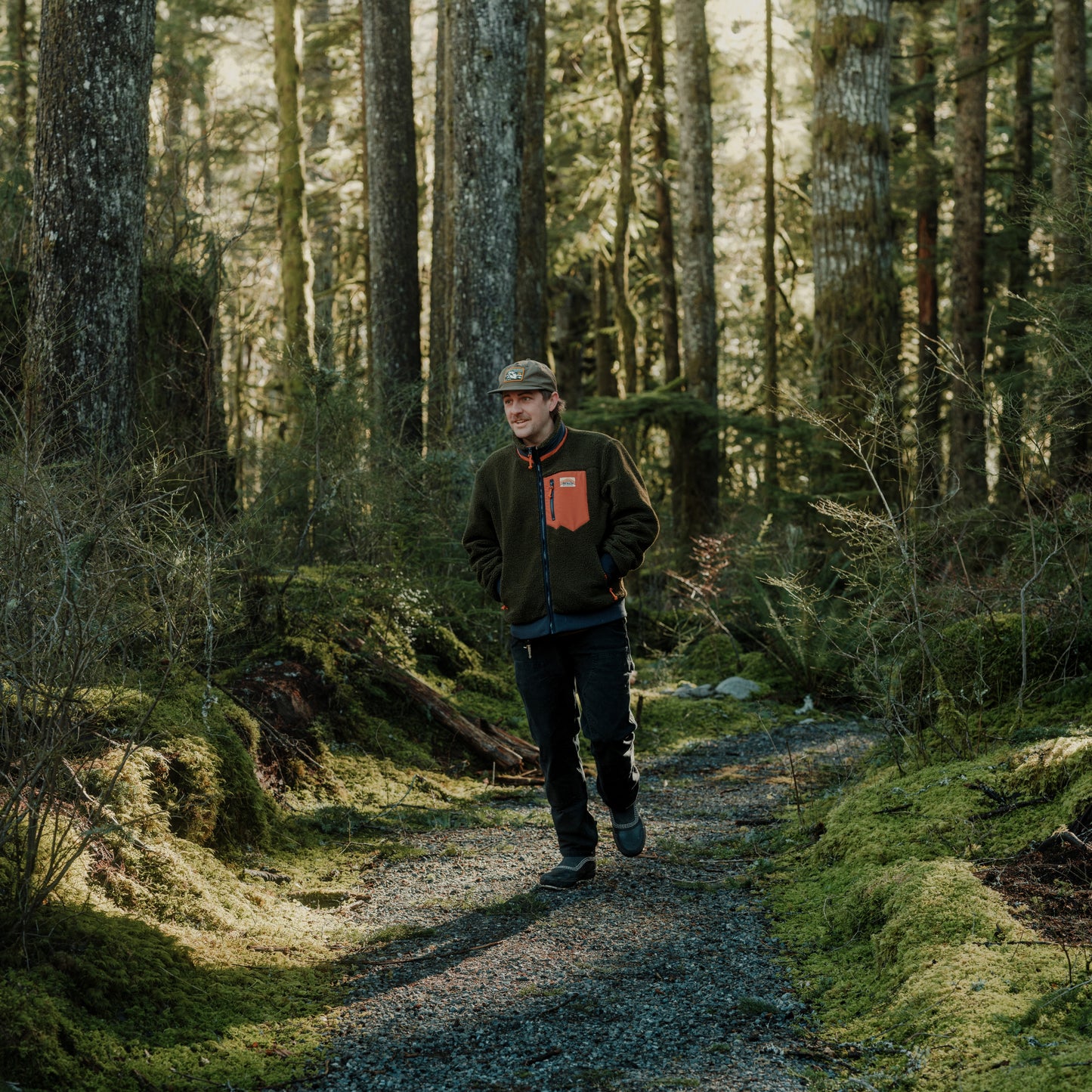 Turbo SuperFleece Jacket - Lined Recycled Fleece - Forest Green