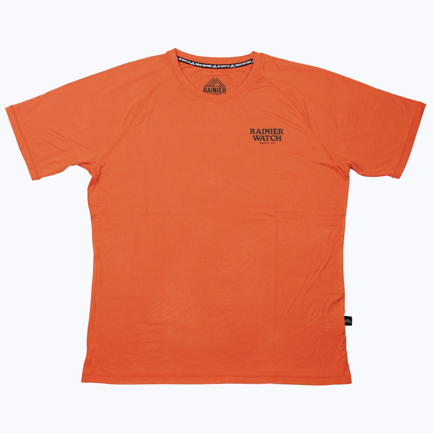 Wonderland Bamboo Active Tee - Alpenglow Orange