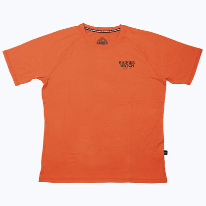 Wonderland Bamboo Active Tee - Alpenglow Orange