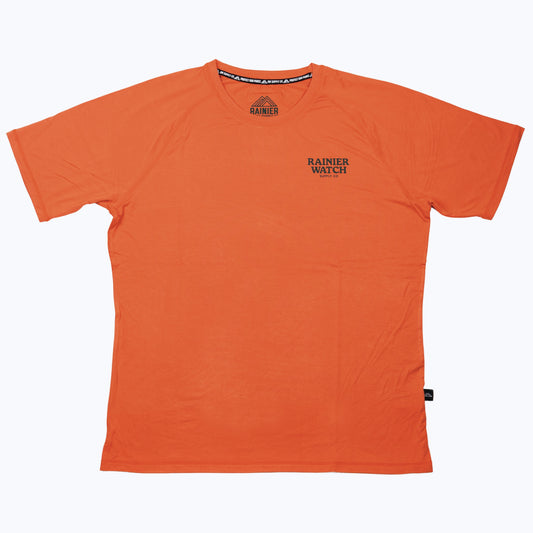 Wonderland Bamboo Active Tee - Alpenglow Orange