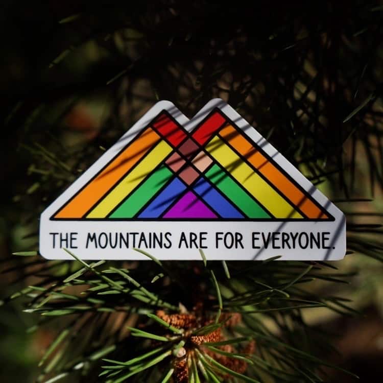 ENCOURAGING STICKERS, MOUNTAIN Vinyl Decal, Don’t Give Up positive Sticker