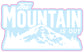 The Mountain Is Out Sticker