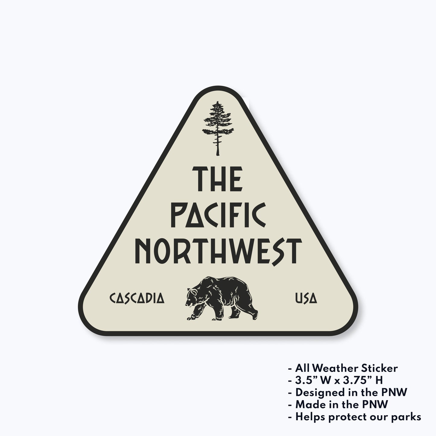 The Pacific Northwest Cascadia Sticker